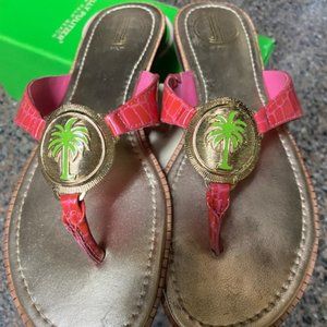Lily Pulitzer Palmtastic Sandal Size 8.5 IOB